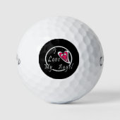Ik hou van mijn Angel Golfballen (Voorkant)
