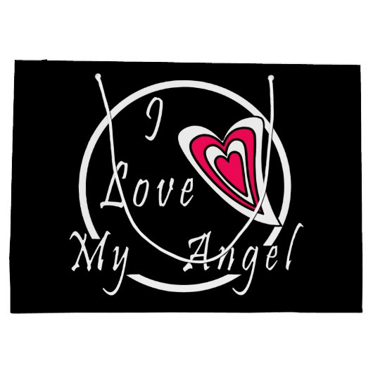 Ik hou van mijn Angel Groot Cadeauzakje (Achterkant)