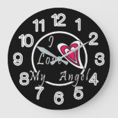 Ik hou van mijn Angel Grote Klok (Voorkant)