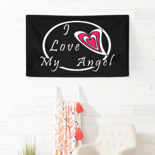 Ik hou van mijn Angel Spandoek