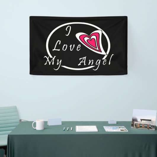 Ik hou van mijn Angel Spandoek (Beurs)