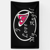 Ik hou van mijn Angel Spandoek (Verticaal)