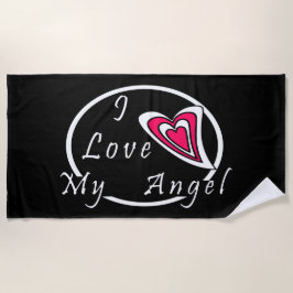 Ik hou van mijn Angel Strandlaken