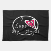 Ik hou van mijn Angel Theedoek (Horizontaal)