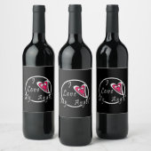 Ik hou van mijn Angel Wijn Etiket (Flessen)