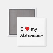 Ik hou van mijn antenauer magneet (Voorkant / Achterkant)