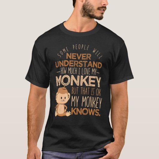 Ik hou van mijn apen t-shirt (Voorkant)