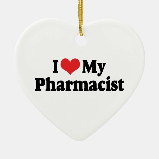 Ik hou van mijn apotheker ornament (Voorkant)