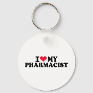 Ik hou van mijn apotheker sleutelhanger