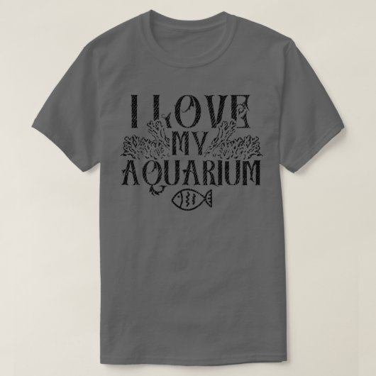 Ik hou van mijn aquarium 2 t-shirt (Design voorkant)