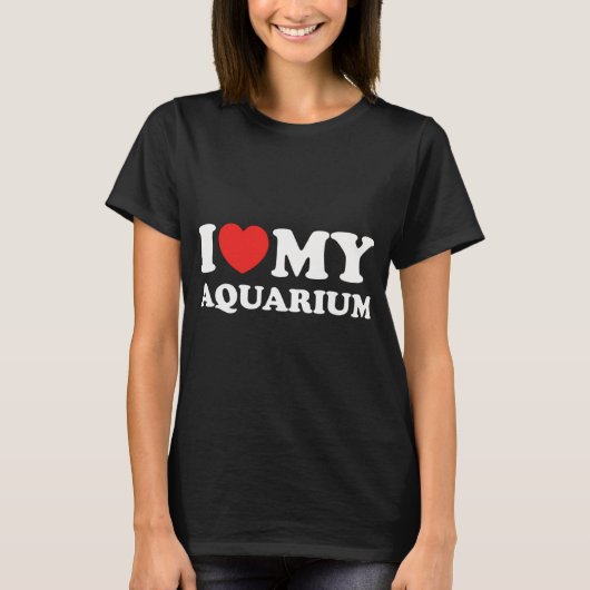 Ik hou van mijn aquarium t-shirt (Voorkant)