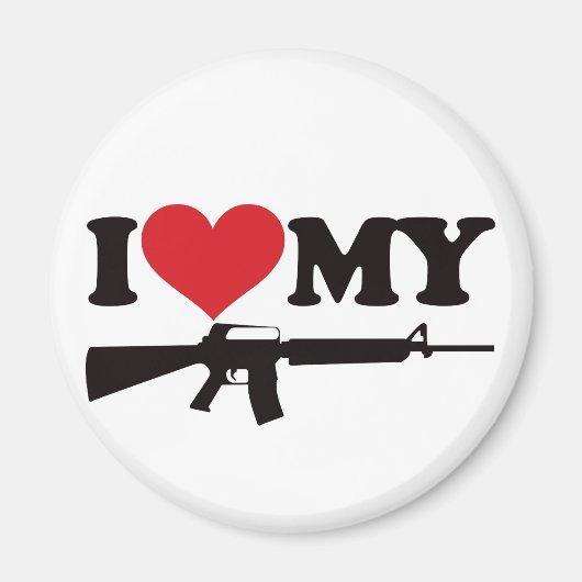 Ik hou van mijn AR15 Magneet (Voorkant)