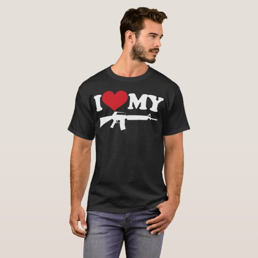 Ik hou van mijn AR15 T-shirt (Voorkant volledig)