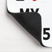 Ik hou van mijn AR-15 Muismat (Hoek)