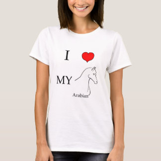Ik hou van mijn arabisch paard t-shirt