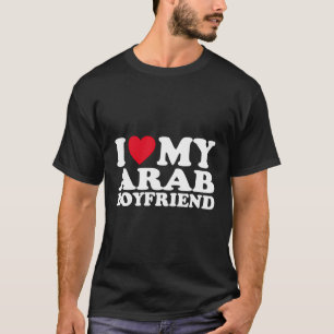 Ik hou van mijn Arabische vriend Ik verwarm mijn A T-shirt