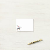 Ik hou van mijn Australiër Shepherd Post-it® Notes (Op bureau)