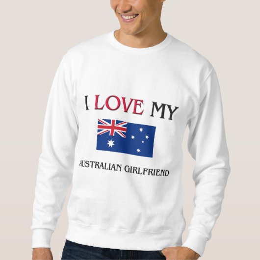 Ik hou van mijn Australisch Vriendin Trui (Voorkant)