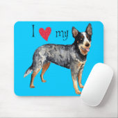 Ik hou van mijn Australische veestapel Muismat (Met muis)