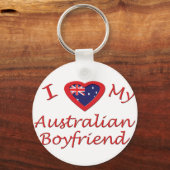 Ik hou van mijn Australische vriend Sleutelhanger (Voorkant)