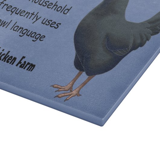 Ik hou van mijn Australorp Chicken Snijplank (Hoek)