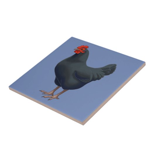 Ik hou van mijn Australorp Chicken Tegeltje (Zijkant)