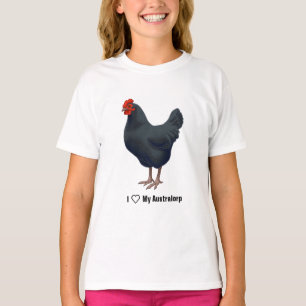 Ik hou van mijn Australorp kippen T-shirt