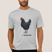 Ik hou van mijn Australorp kippen T-shirt (Voorkant)