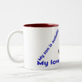 Ik hou van mijn autistisch kind - unieke mok ontwe (Links)