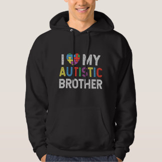 Ik hou van mijn autistische broer Autisme bewustzi Hoodie