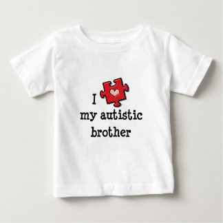 Ik hou van mijn autistische broer Baby T-shirt