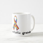 Ik hou van mijn autistische kleinzoon mok (Voorkant rechts)