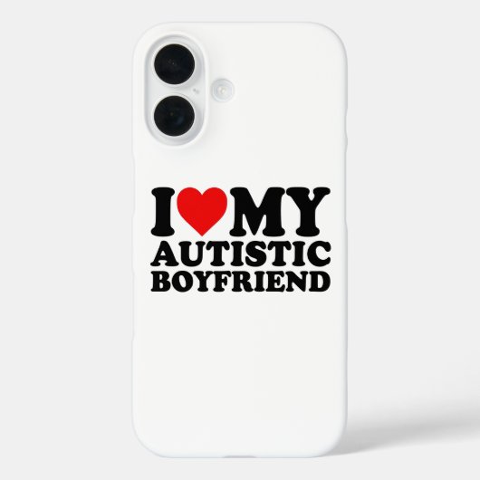 Ik hou van mijn autistische vriend Case-Mate iPhone case (Achterkant)