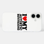 Ik hou van mijn autistische vriend Case-Mate iPhone case (Achterkant (horizontaal))