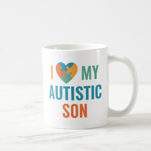 Ik hou van mijn Autististische zoon Koffiemok