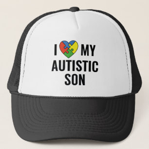 Ik hou van mijn Autististische zoon Trucker Pet