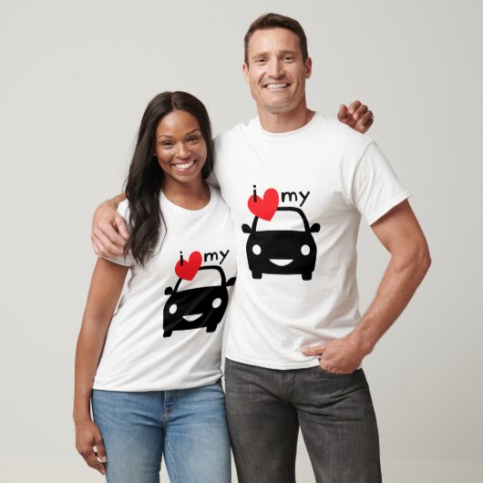 Ik hou van mijn auto! t-shirt (Unisex)