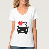 Ik hou van mijn auto! t-shirt (Voorkant)