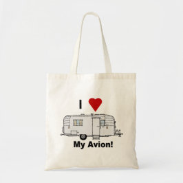 Ik hou van mijn Avion-fullrig60s Tote Bag