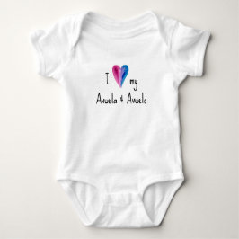 Ik hou van mijn Avuela en Avuelo Baby Bodysuit