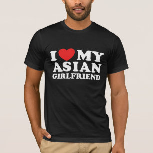 Ik hou van mijn Aziatische Vriendin T-shirt
