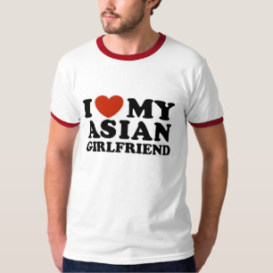 Ik hou van mijn Aziatische Vriendin T-shirt