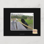 Ik hou van mijn baan briefkaart (Voorkant)