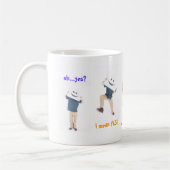 Ik hou van mijn baan! koffiemok (Links)