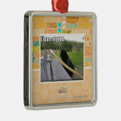 Ik hou van mijn baan metalen ornament (Rechts)