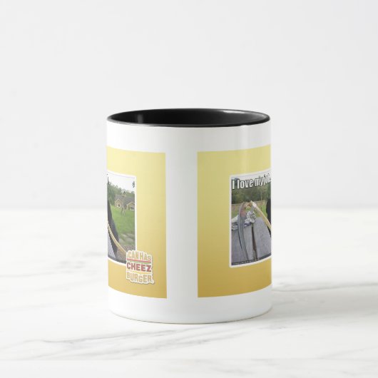 Ik hou van mijn baan mok (Midden)