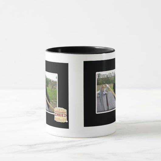 Ik hou van mijn baan mok (Midden)