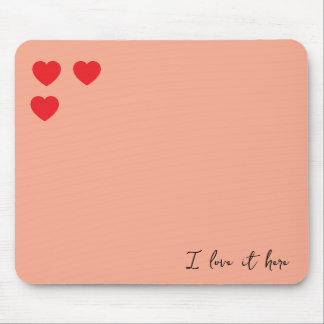 Ik hou van mijn baan muismat