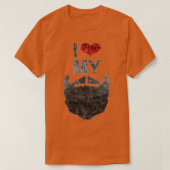 Ik hou van mijn baard 2 t-shirt (Design voorkant)