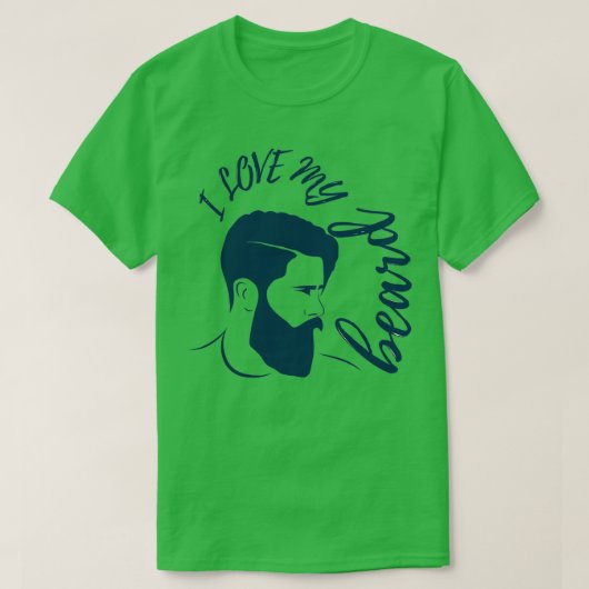 Ik hou van mijn baard 3 t-shirt (Design voorkant)
